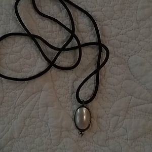 Silver and mother of pearl Necklace